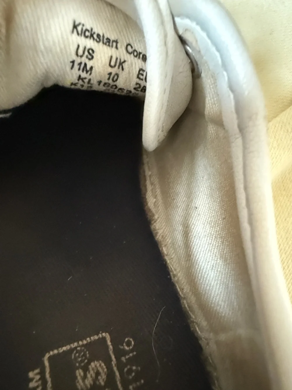 Keds Kids White Leather Sneakers Toddler Size 11